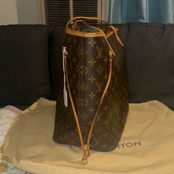 Louis Vuitton Brown Neverfull Tote Bag Iconic Monogram - Picture 2 of 16